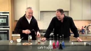 How to make a frappé coffee using an aerolatte milk frother [upl. by Nitsrik586]