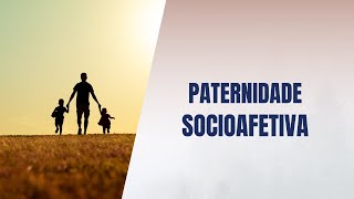 Paternidade socioafetiva [upl. by Nnylaj441]