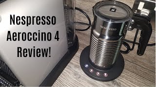 Nespresso Aeroccino 4 Milk Frother Review  Worth upgrading from the Aeroccino 3 [upl. by Elinore986]