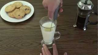 Aerolatte  The Original Steam Free Milk Frother [upl. by Nnoved]