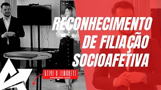 DIREITO DE FAMÍLIA Reconhecimento de filiação socioafetiva [upl. by Anaahs]